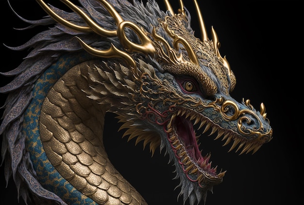 Chinese dragon, generative ai