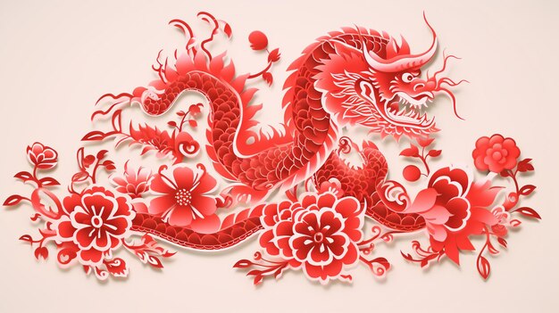 中国のドラゴン・ペーパー・アート (Chinese Dragon Paper Art) について