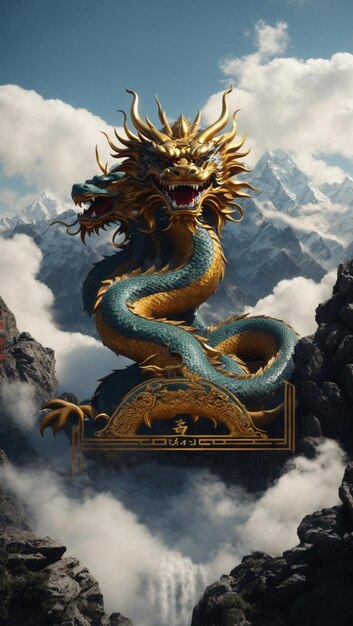 Photo chinese dragon photo