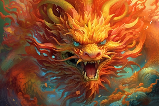 Chinese dragon radiant