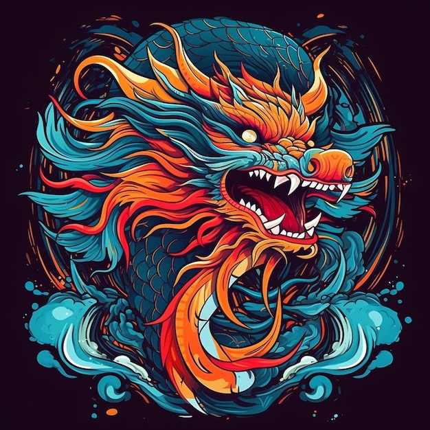 A Chinese dragon