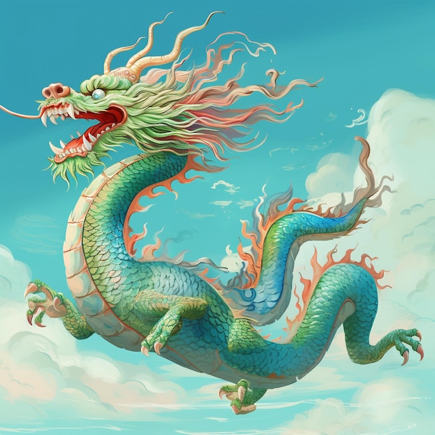 A Chinese dragon