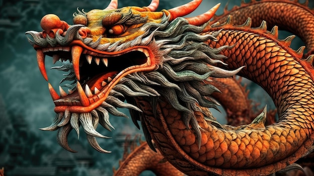 Photo chinese dragon