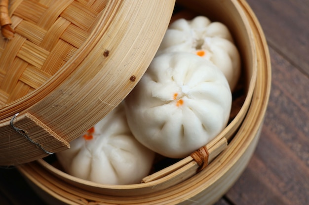 Chinese dumpling steamed buns