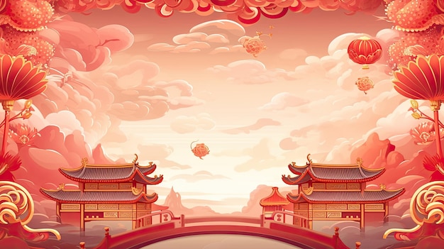 Chinese festival background