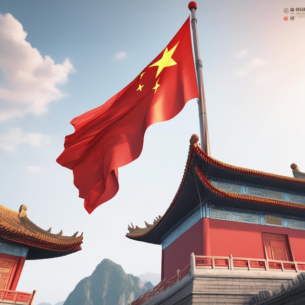 Photo chinese flag