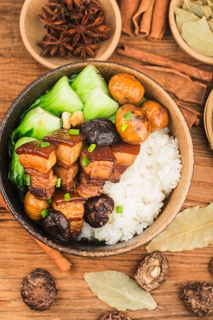 Chinese food, Braised Pork Rice