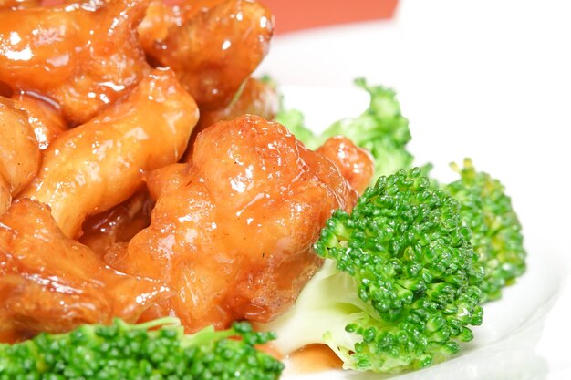 Детали просмотра курицы китайской кухни