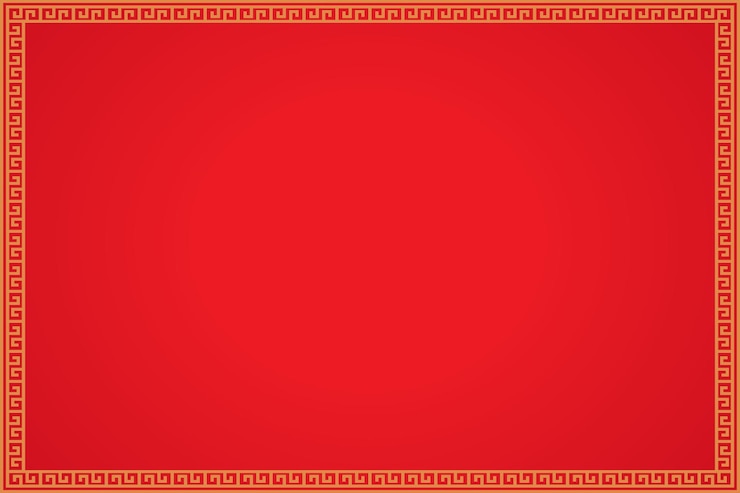 Photo 中国のフレームの背景赤と金色のベクトル イラスト eps10