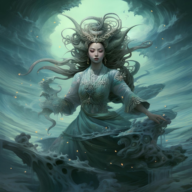 Chinese goddess of salt water