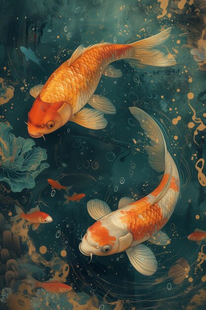 Chinese golden carp