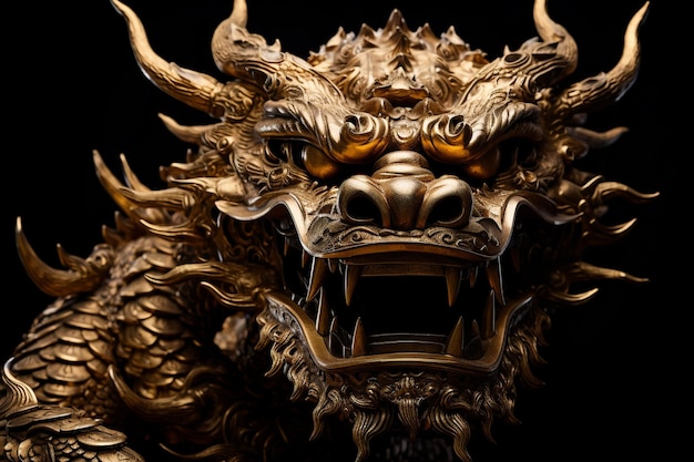 Chinese golden dragon