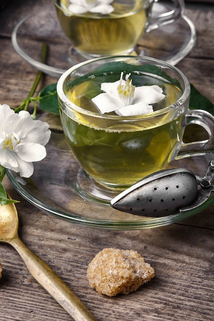 Chinese groene thee met jasmijn
