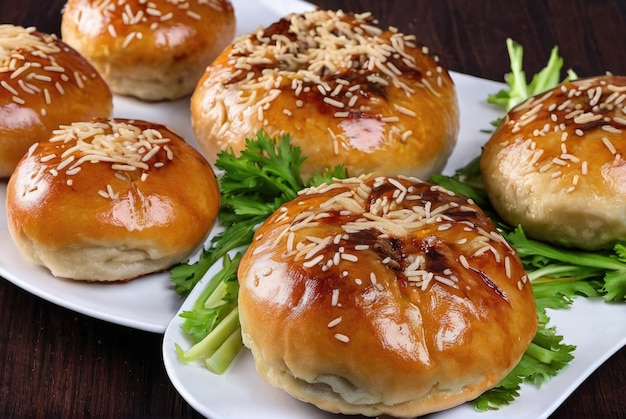 Chinese Hamburgers Roujiamo These are meatfilled buns