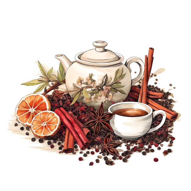 Chinese Herbal Tea Chinese new year