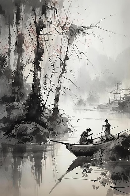 Chinese ink painting