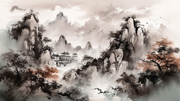 中国の風景画