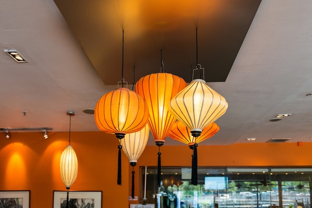 Chinese lanterns indoor