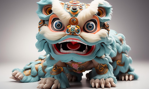 Chinese lion dance