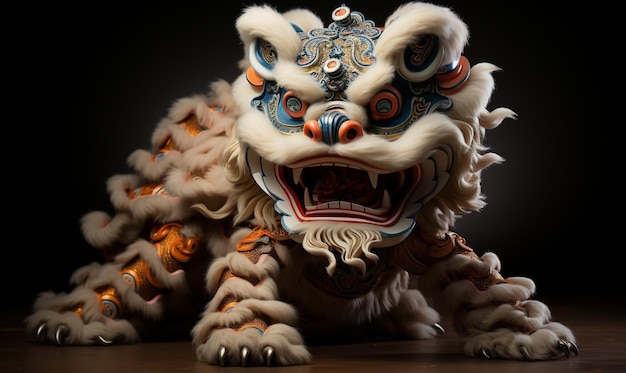Photo chinese lion dance