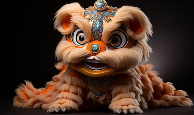 Photo chinese lion dance