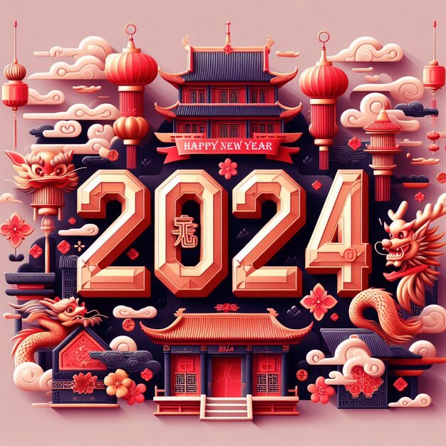 写真 中国の月の新年 - 2024