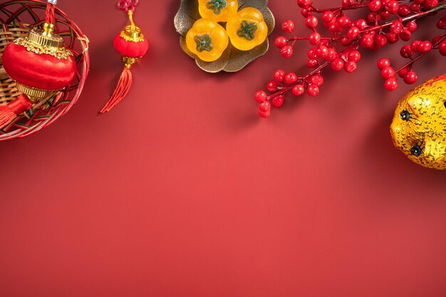 Cny chinese, red, word, HD phone wallpaper