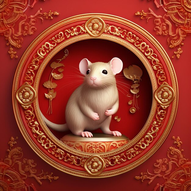 Photo chinese lunar new year of the rat