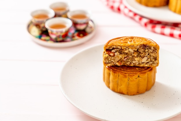 Chinese maancake voor Chinees mid-autumn festival