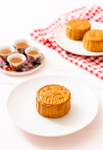 Chinese maancake voor Chinees mid-autumn festival