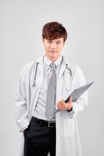 Chinese male doctor with uniform