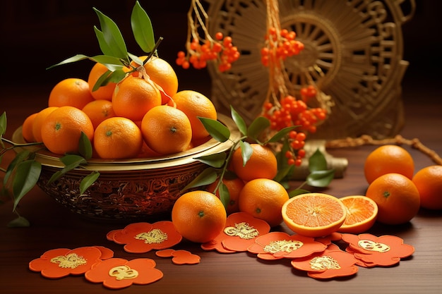chinese mandarin orange for chinese new year