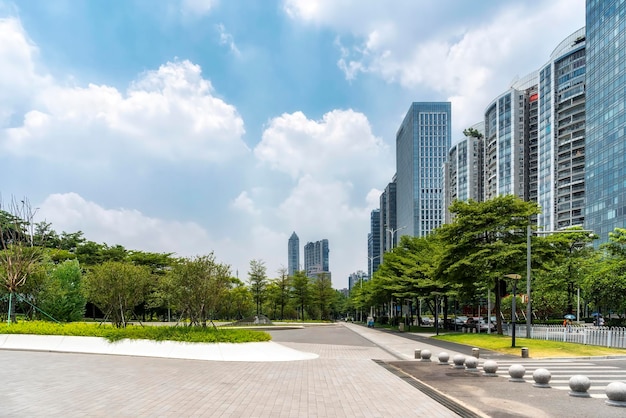 Chinese modern urban architectural landscape