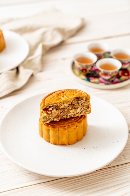 Chinese moon cake for Chinese mid-autumn festival