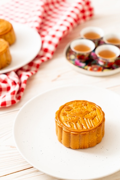 Chinese moon cake for Chinese mid autumn festival