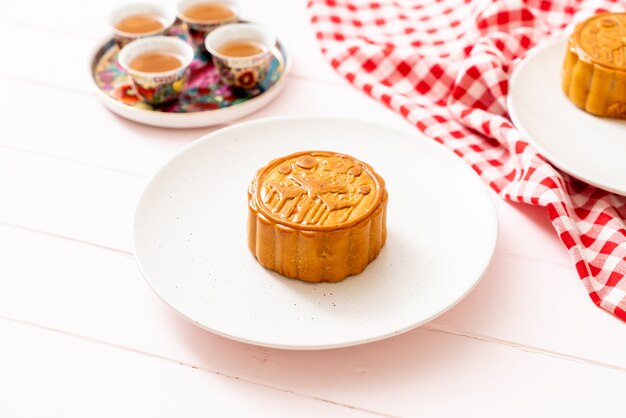 Chinese moon cake for Chinese mid autumn festival