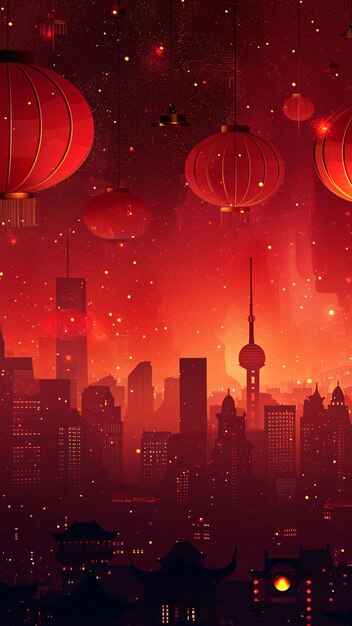 中国の2024年 新年 背景
