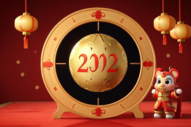 Photo chinese new year and the ancient lunar cycle