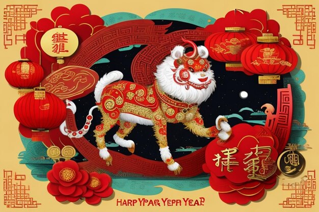 Photo chinese new year and the ancient lunar cycle