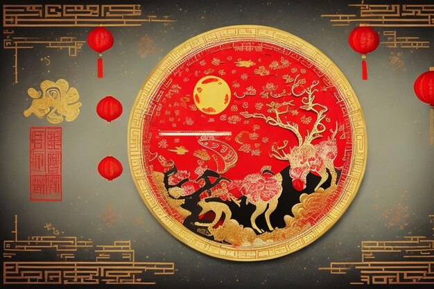 Photo chinese new year and the ancient lunar cycle