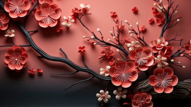 Chinese New Year Background 3D Illustration Happy New Year Background Hd Background