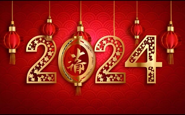 Chinese new year background design