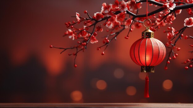 chinese new year background Generated in ai