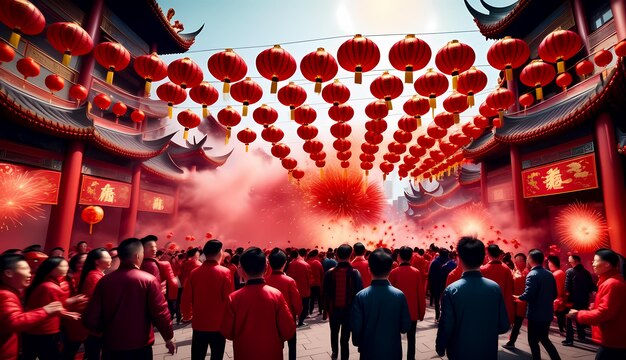 Foto sfondio del nuovo anno cinese buon anno nuovo cinese coniglio di nuovo anno cinese