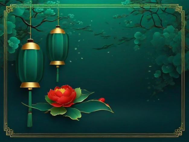 Chinese new year background traditional spring festival best quality hyper realistic wallpaper