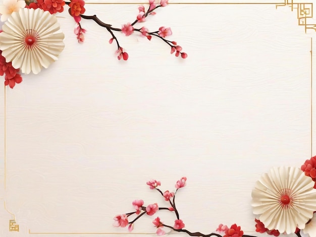 Chinese new year background traditional spring festival best quality hyper realistic wallpaper