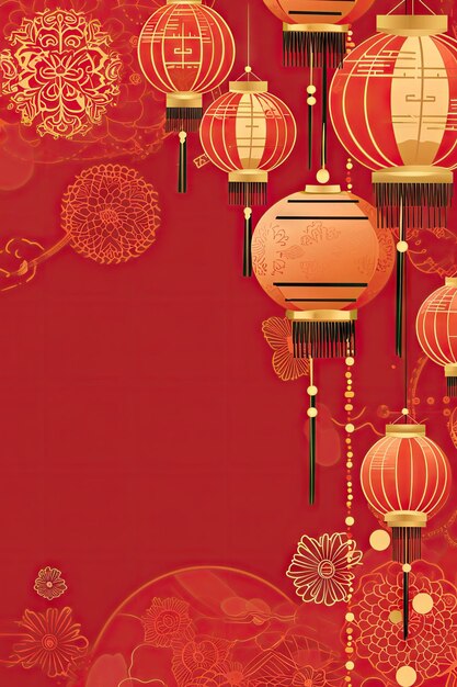 Chinese new year background wallpaper poster