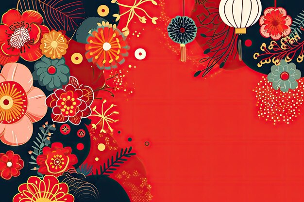 Chinese New Year background wallpaper