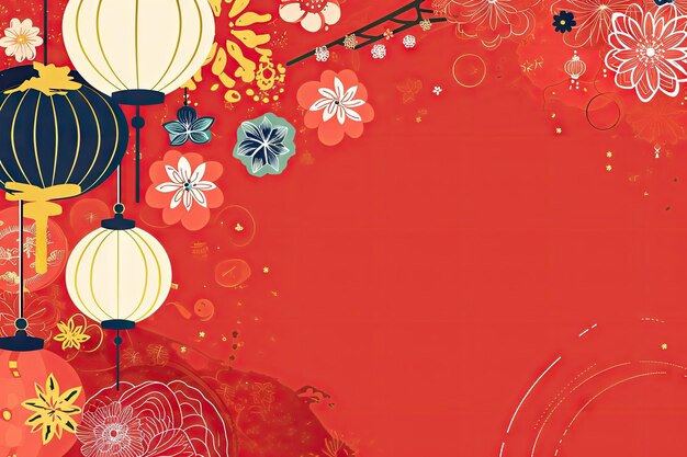 Chinese New Year background wallpaper