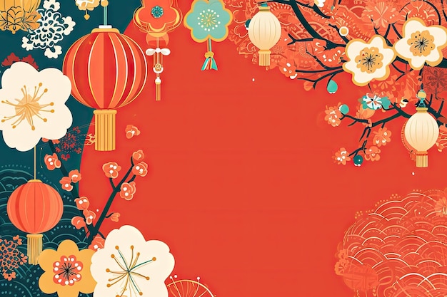 Photo chinese new year background wallpaper